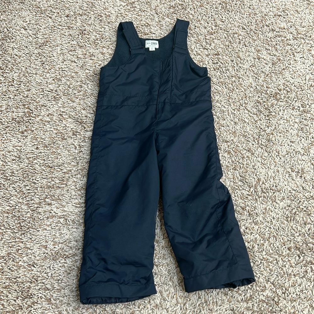 The Children's Place Navy Blue Snow Overalls, size 4T